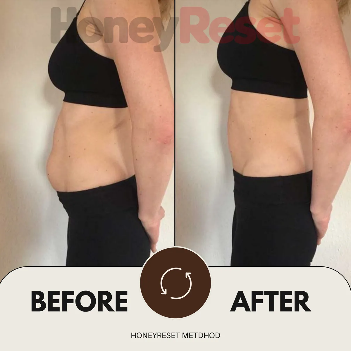HoneyReset customer progress example